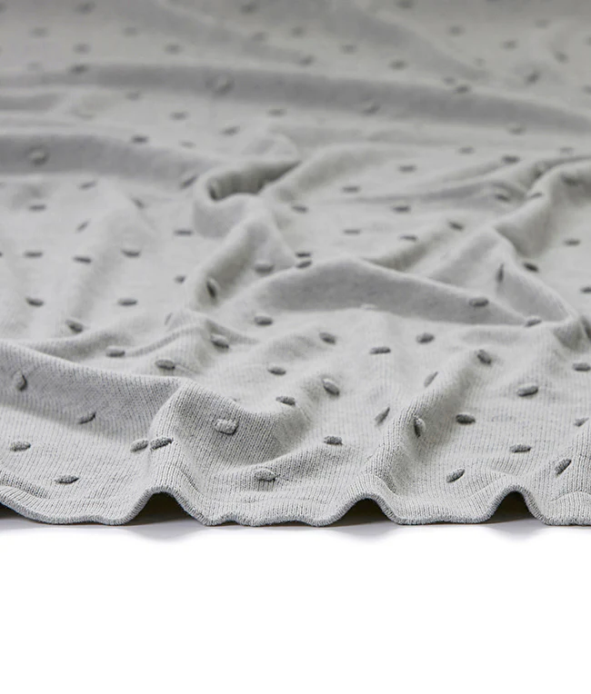 Bobble Baby Blanket - Sky Grey - Image 2