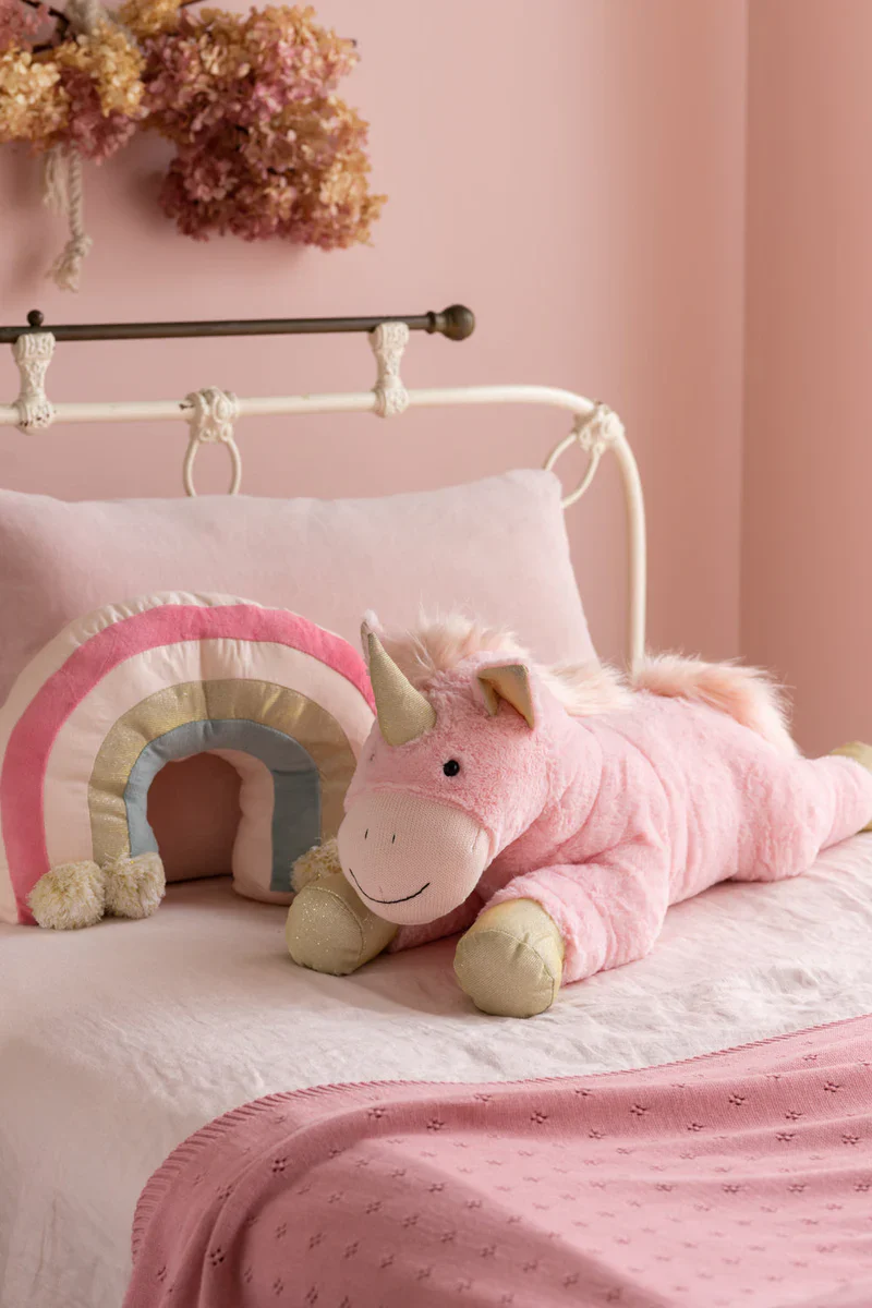Giant Glimmer Glitter Unicorn - Pink - Image 3