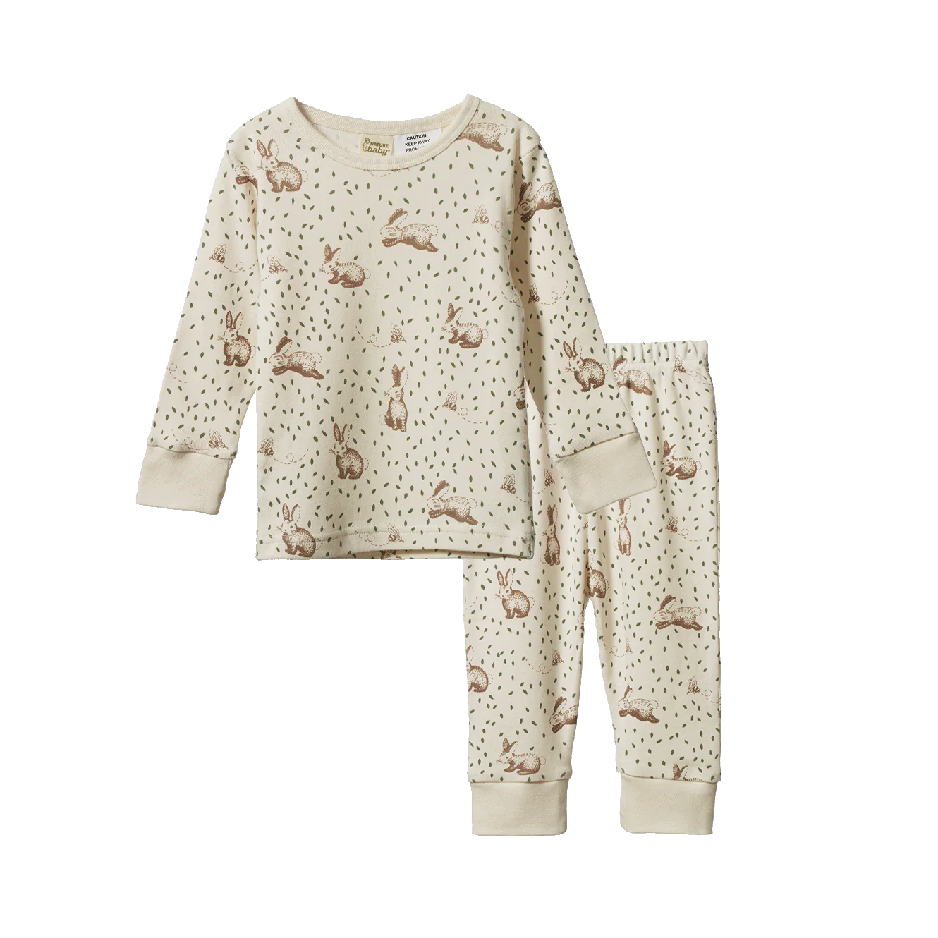 Long Sleeve Pyjamas - Rabbitty Print