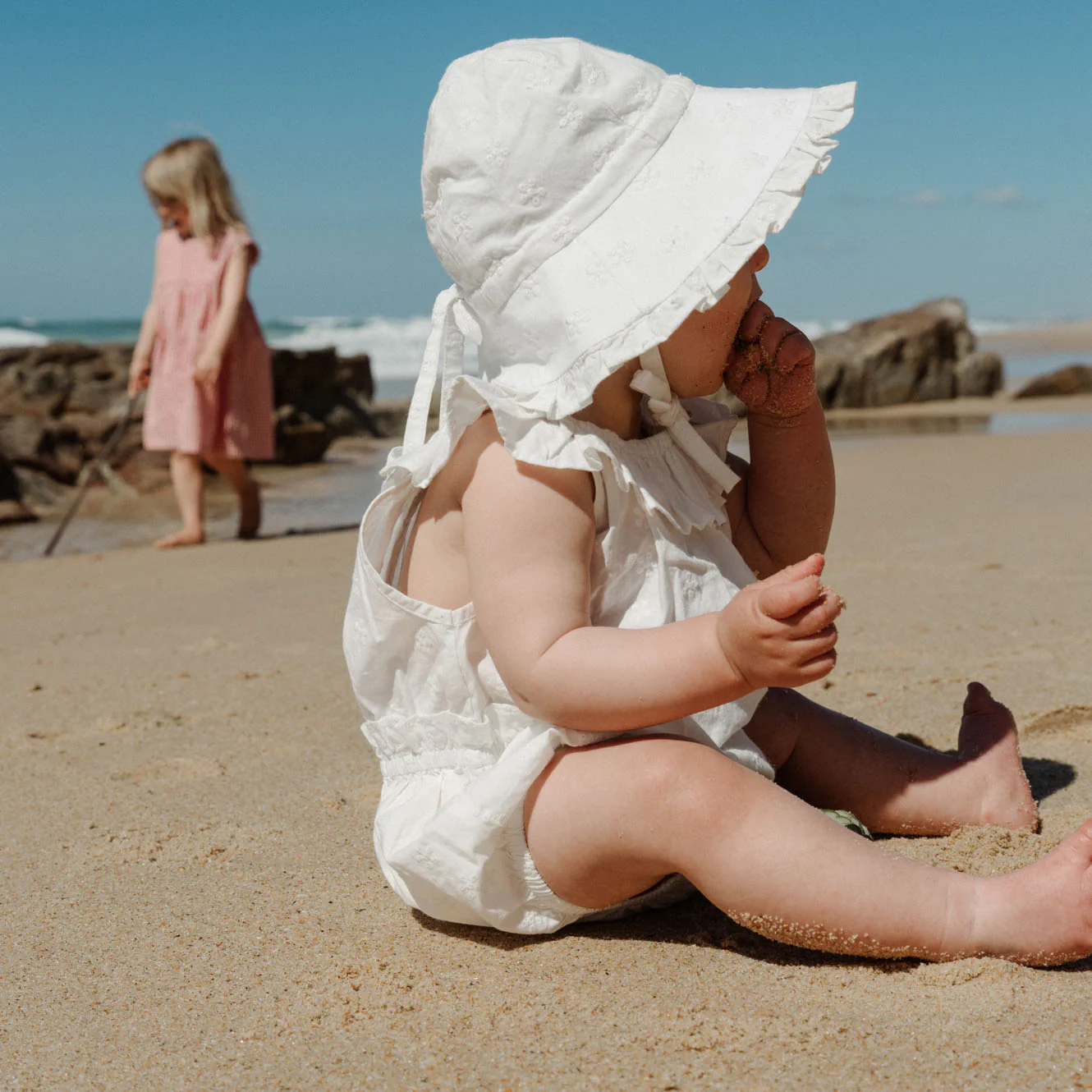 Annabelle Sunhat - Ivory Flora - Image 2