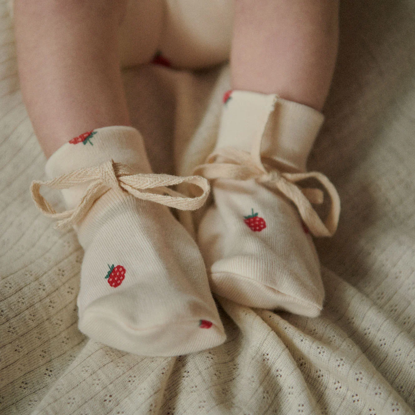 Booties -  Raspberry Print - Image 2