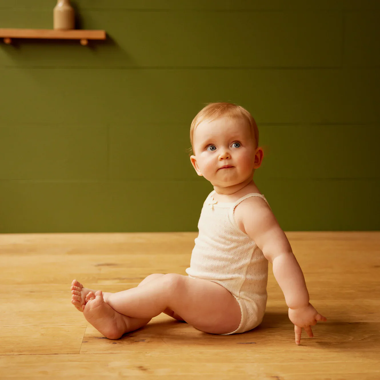 Camisole Bodysuit Pointelle - Natural - Image 2