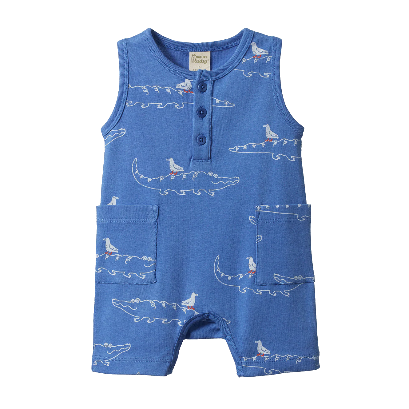 Camper Suit - Curious Crocodiles Reef Print