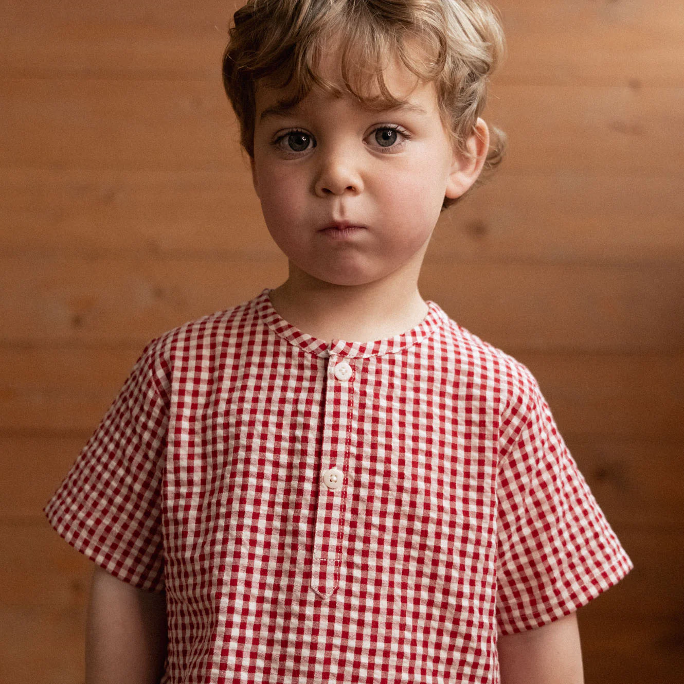 Caravan Shirt Gingham - Red Check - Image 4