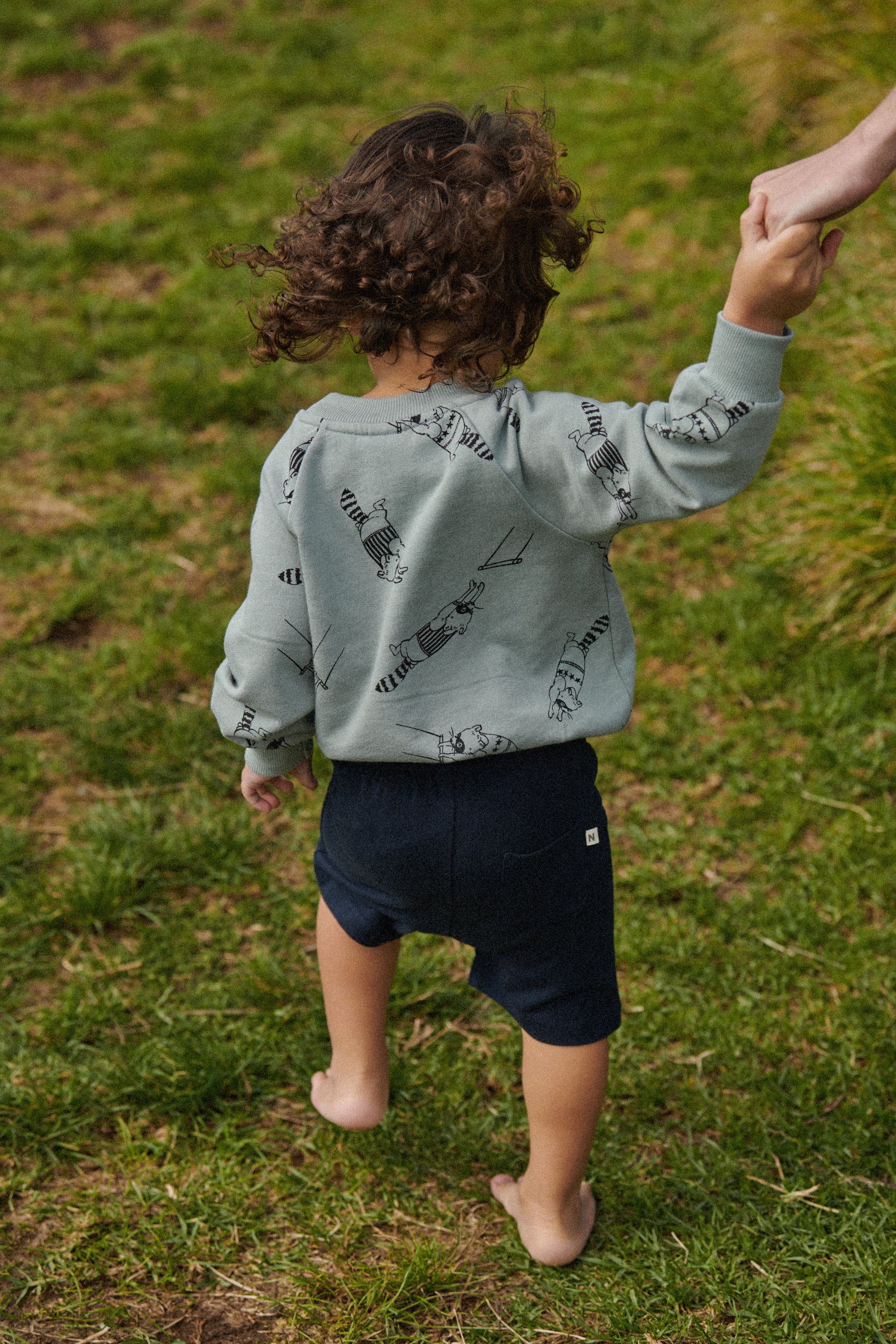 Emerson Sweater - Raccoon Rhapsody Print - Image 3