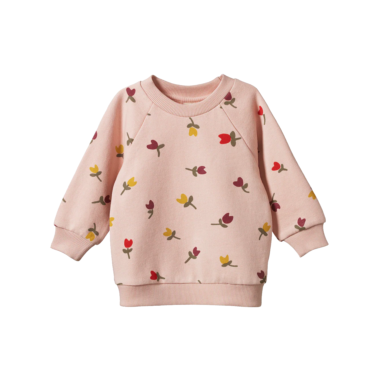 Emerson Sweater - Tulips Rose Dust Print