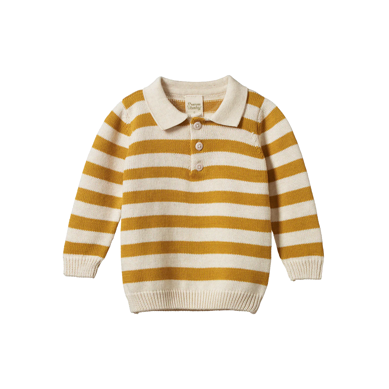 Grandpa Jumper - Yellow Sun Bold Stripe