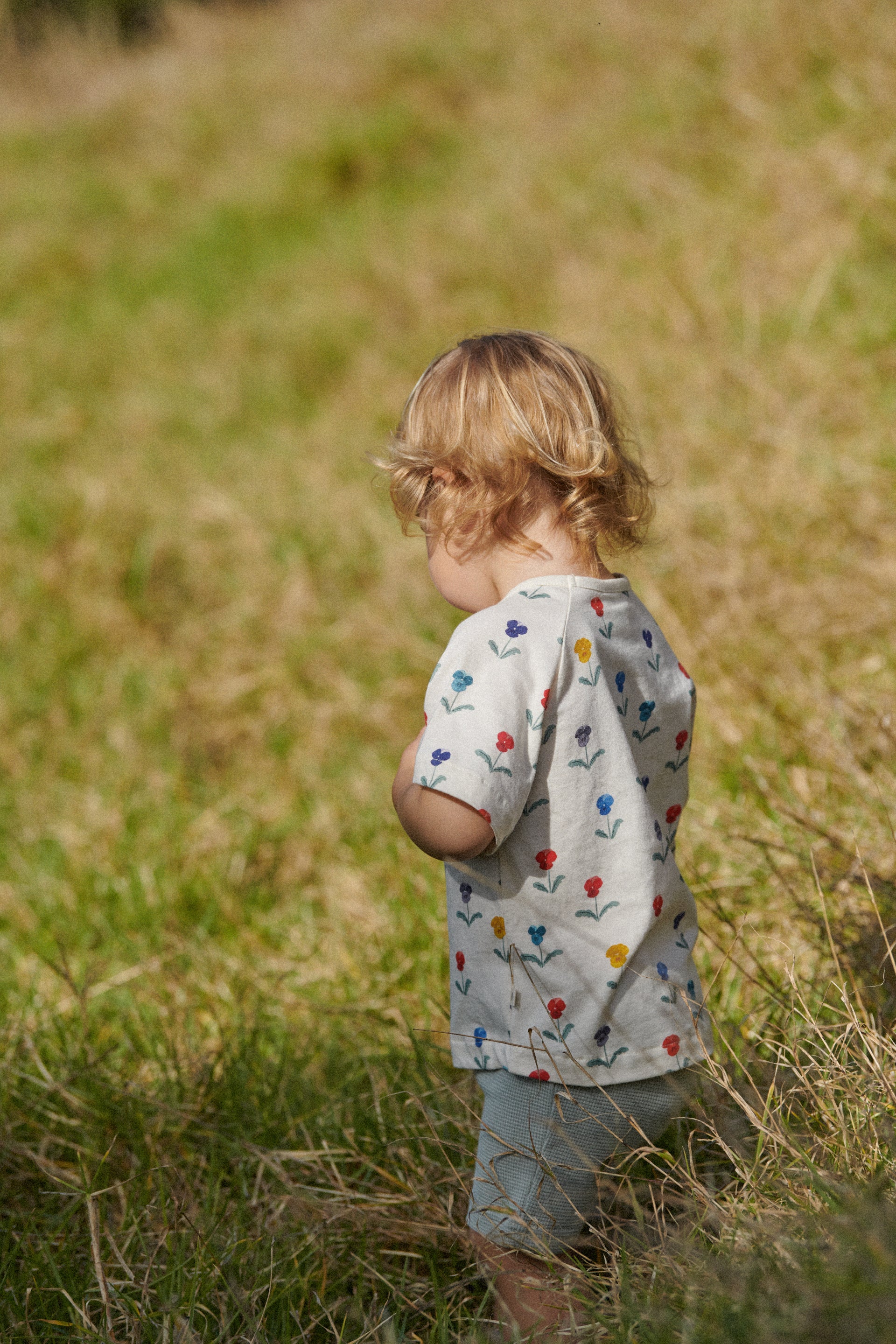 Juniper Tee - Delphine Blooms Print - Image 3