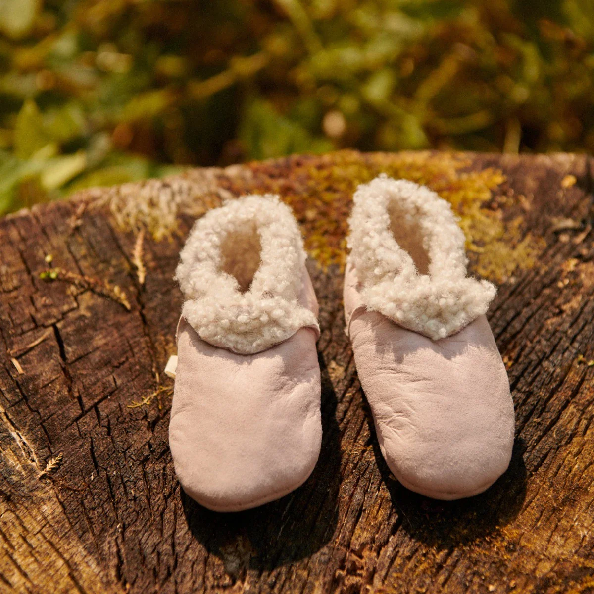 Lambskin Booties - Rose Bud - Image 2