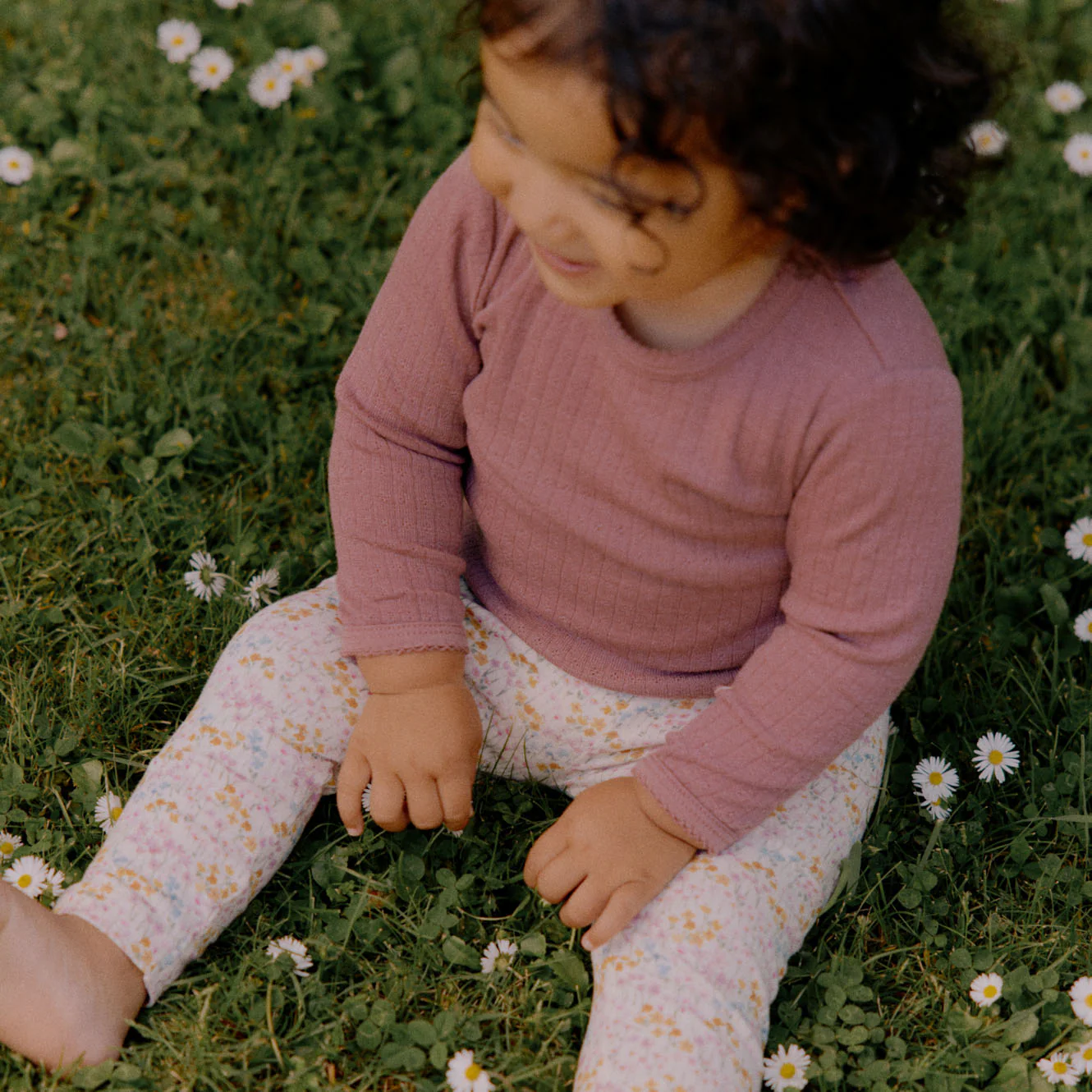 Leggings - Wildflower Mountain Print - Image 2