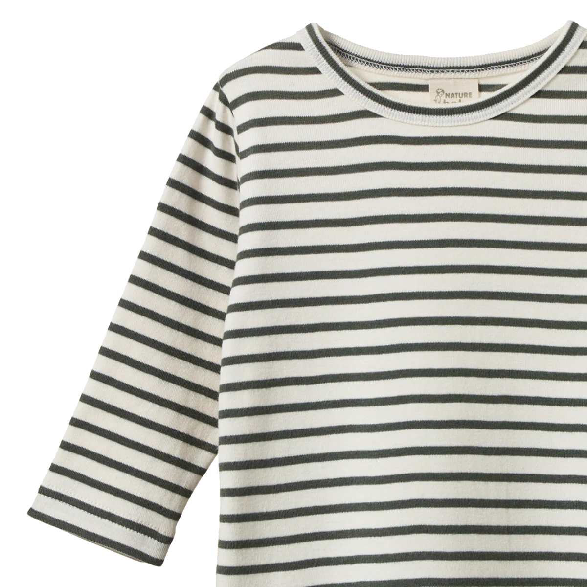 Long Sleeve River Tee - Thyme Sailor Stripe - Image 2