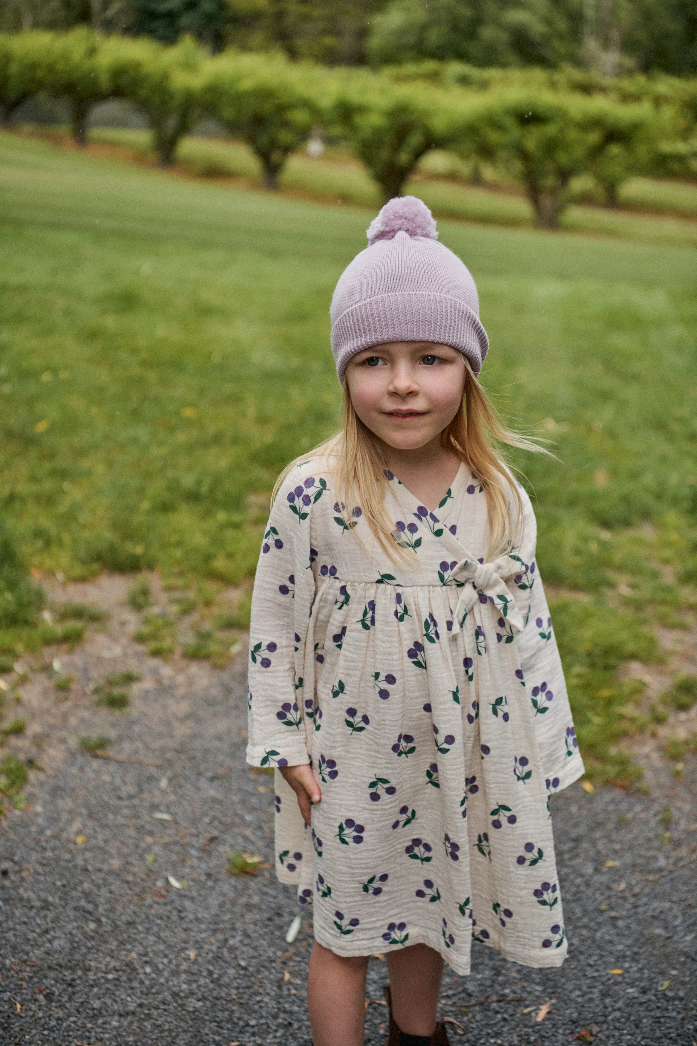 Mabel Dress - Winter Berry Natural Print - Image 3