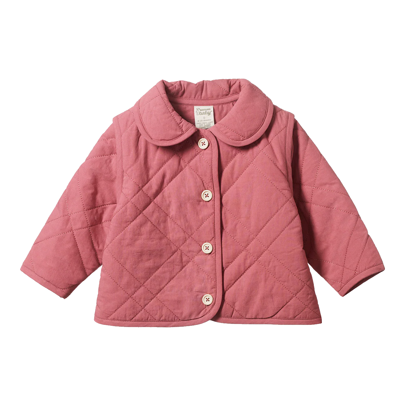 Marlo Quilted Coat - Carnation