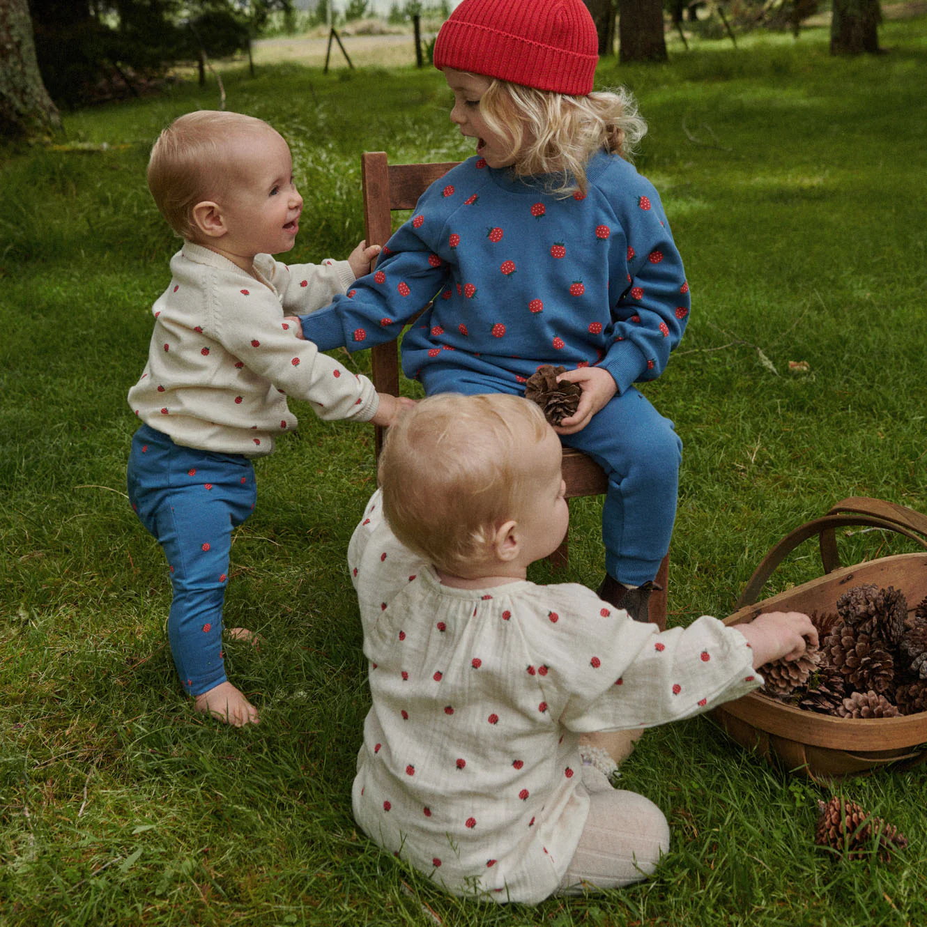 Meadow Bodysuit - Raspberry Print - Image 3