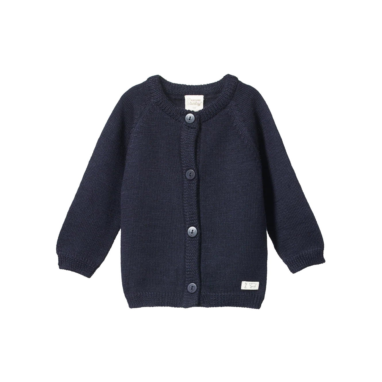 Merino Knit Cardigan - Navy