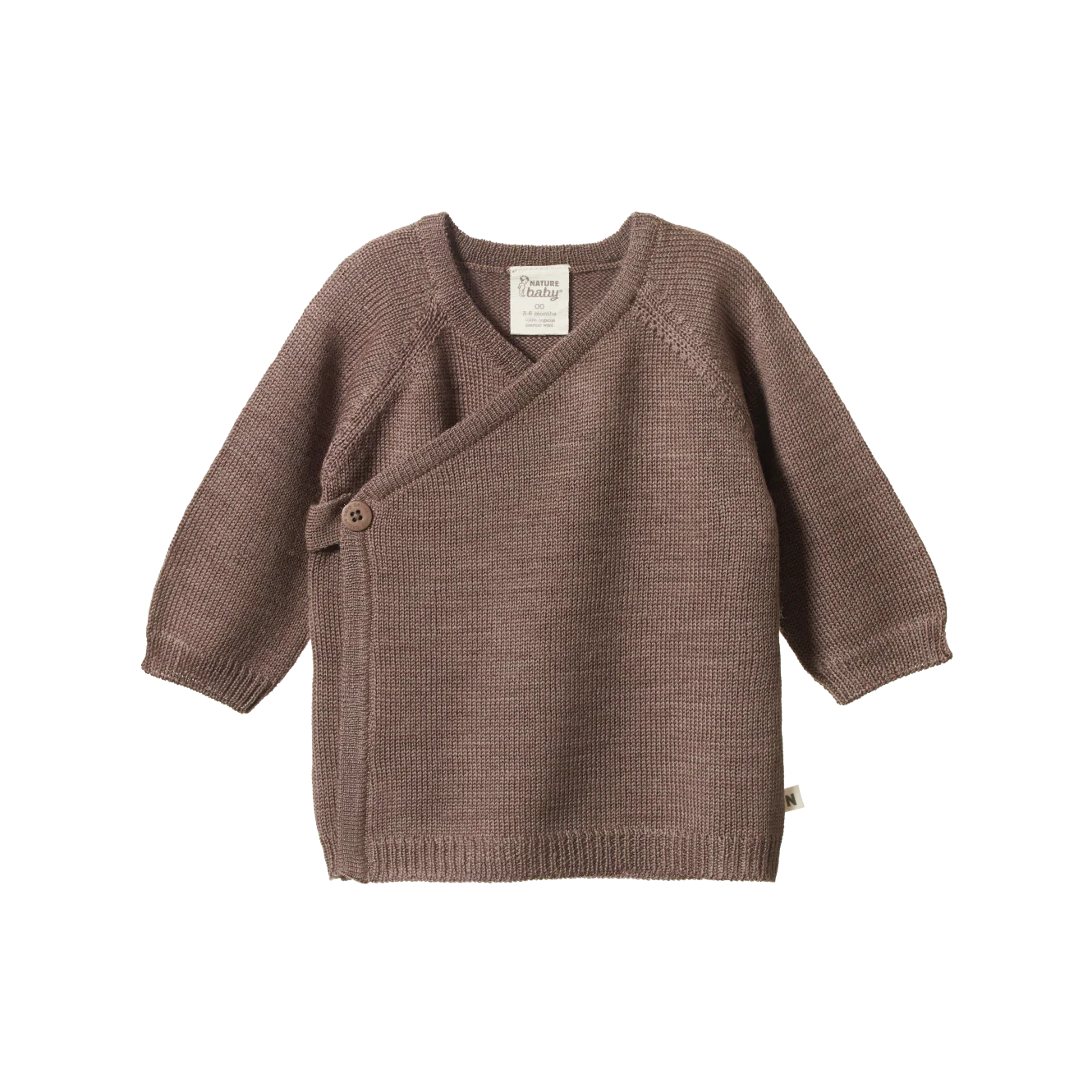 Merino Wool Knit Kimono Jacket - Cub Marl