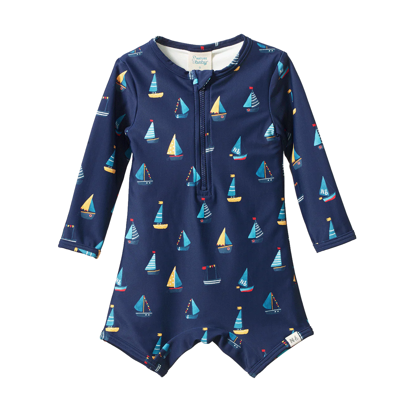 One Piece Bathing Trunks - Regatta Navy Print