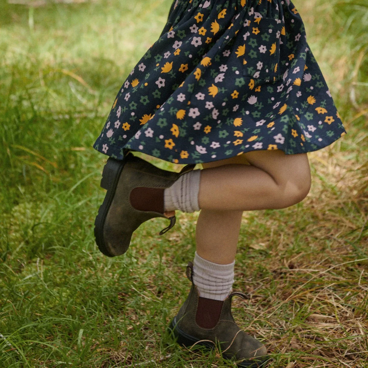 Organic Cotton Rib Socks - Lilac - Image 2