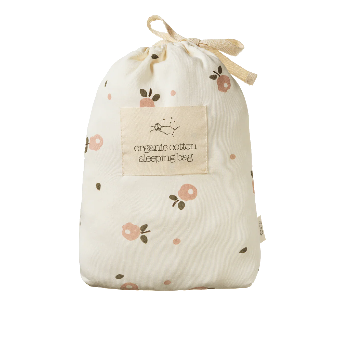Organic Cotton Sleeping Bag - Posey Blossom Rose - Image 2