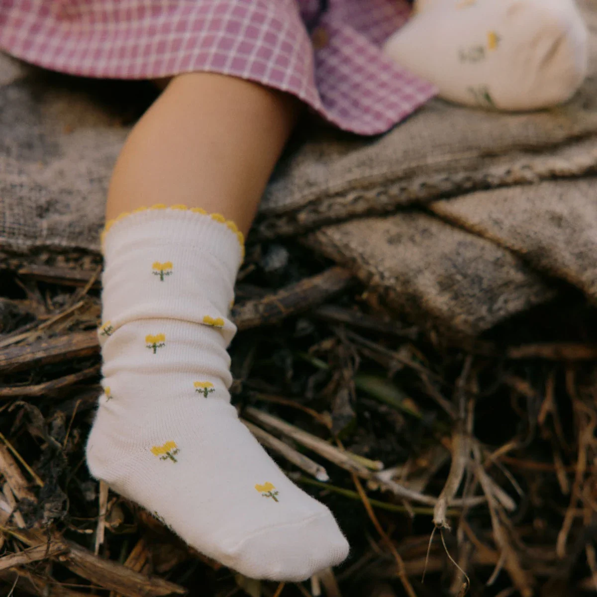 Organic Cotton Socks - Tulips - Image 3