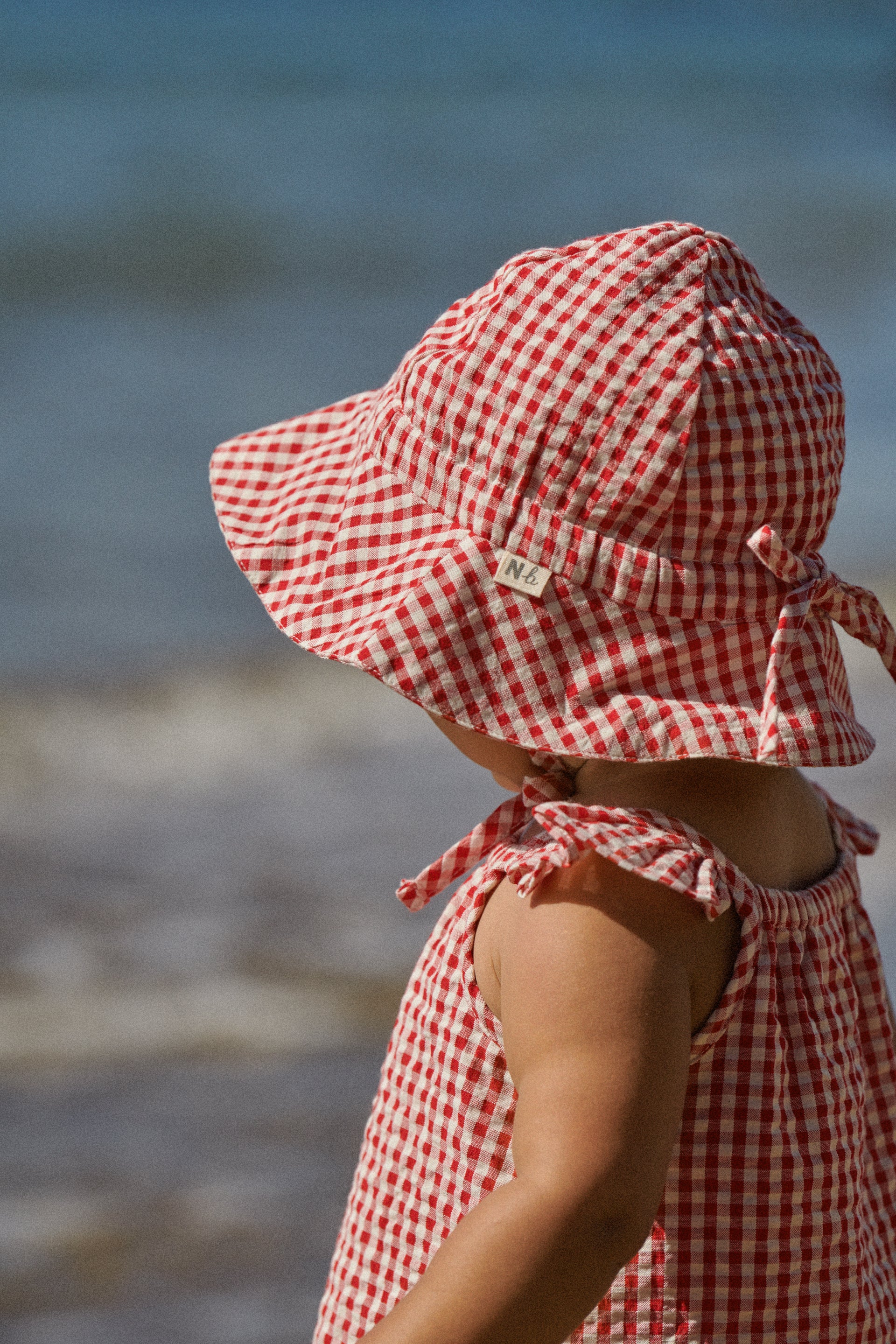 Petal Set Gingham - Red Check - Image 4