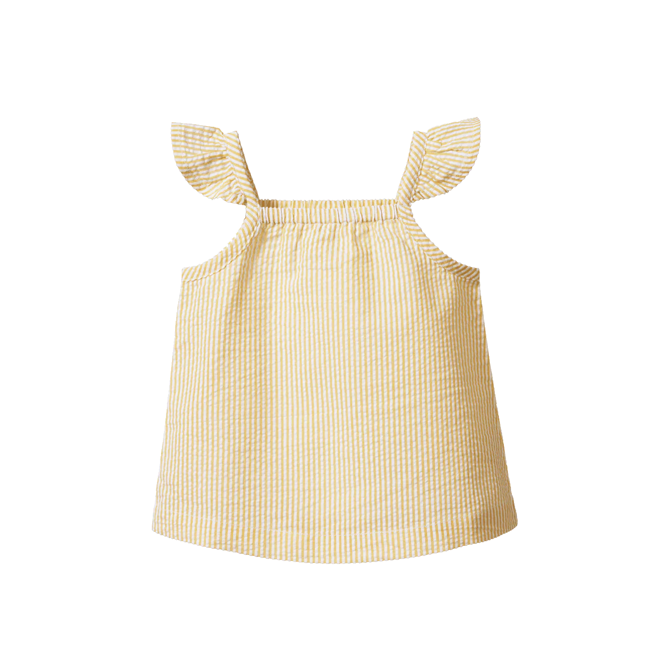 Petal Top - Golden Stripe