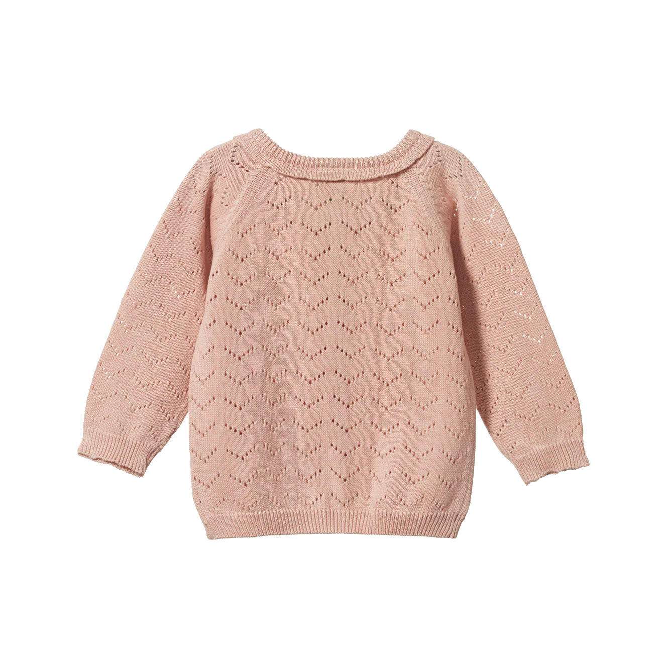 Piper Cardigan - Rose Bud Pointelle - Image 2