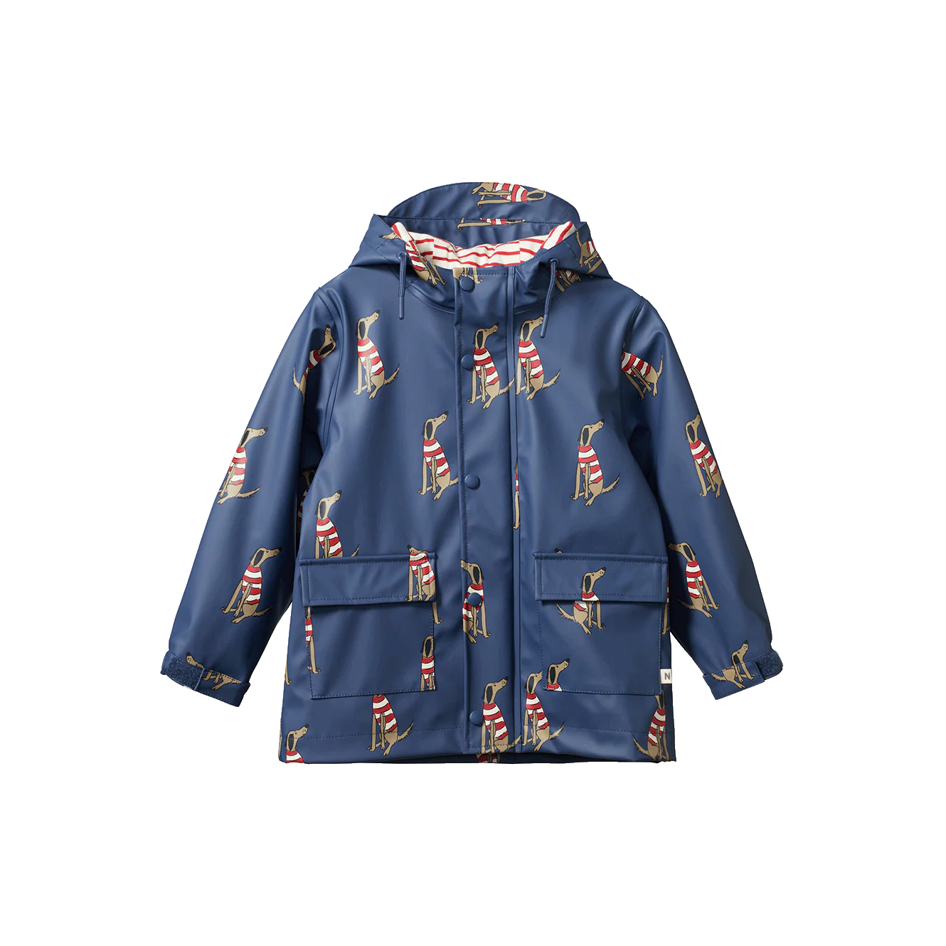 Raincoat - Best Friend Indigo Print