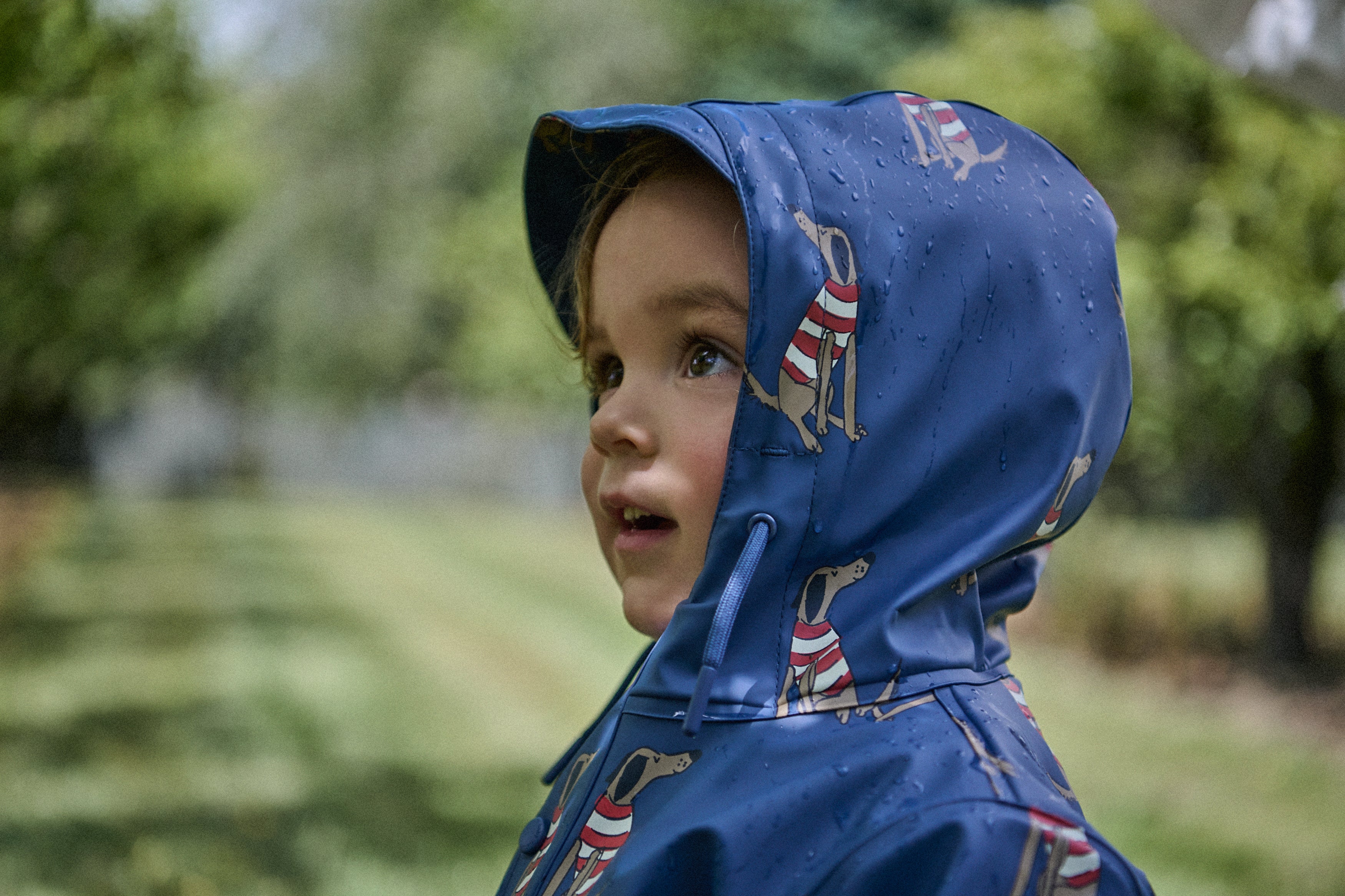 Raincoat - Best Friend Indigo Print - Image 2
