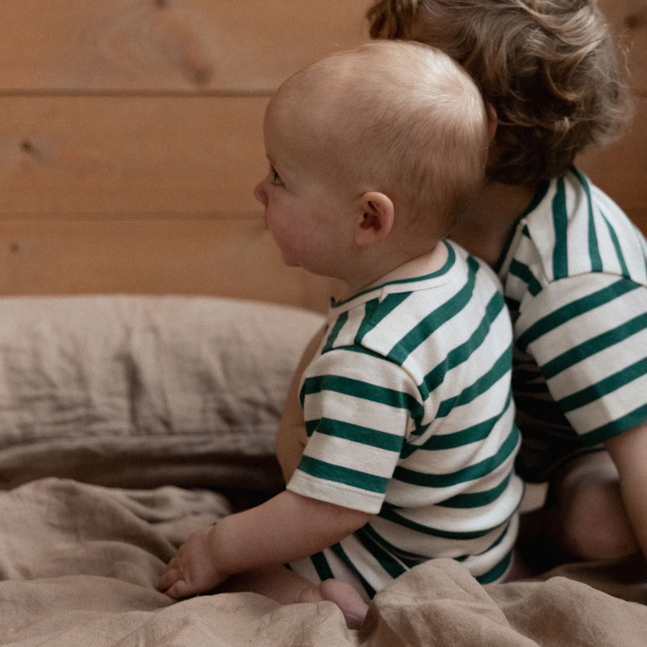 Shortie Pyjama Set - Peppermint Holiday Stripe - Image 3