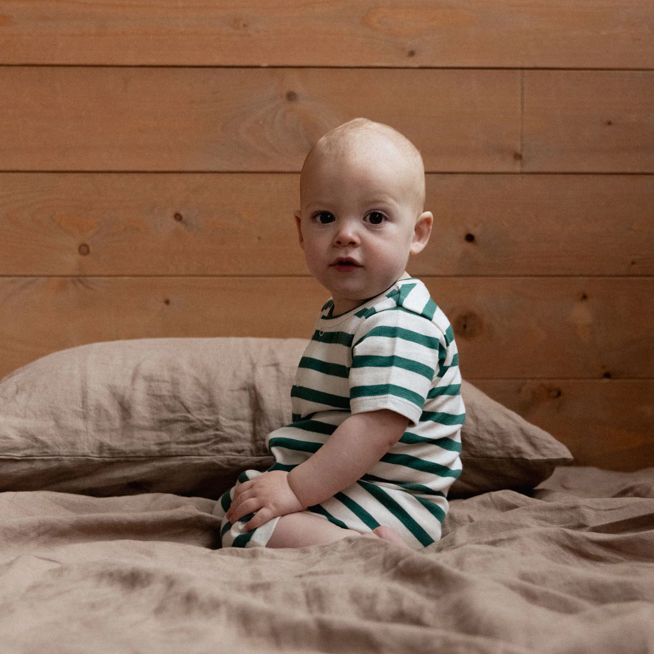 Shortie Pyjama Set - Peppermint Holiday Stripe - Image 4