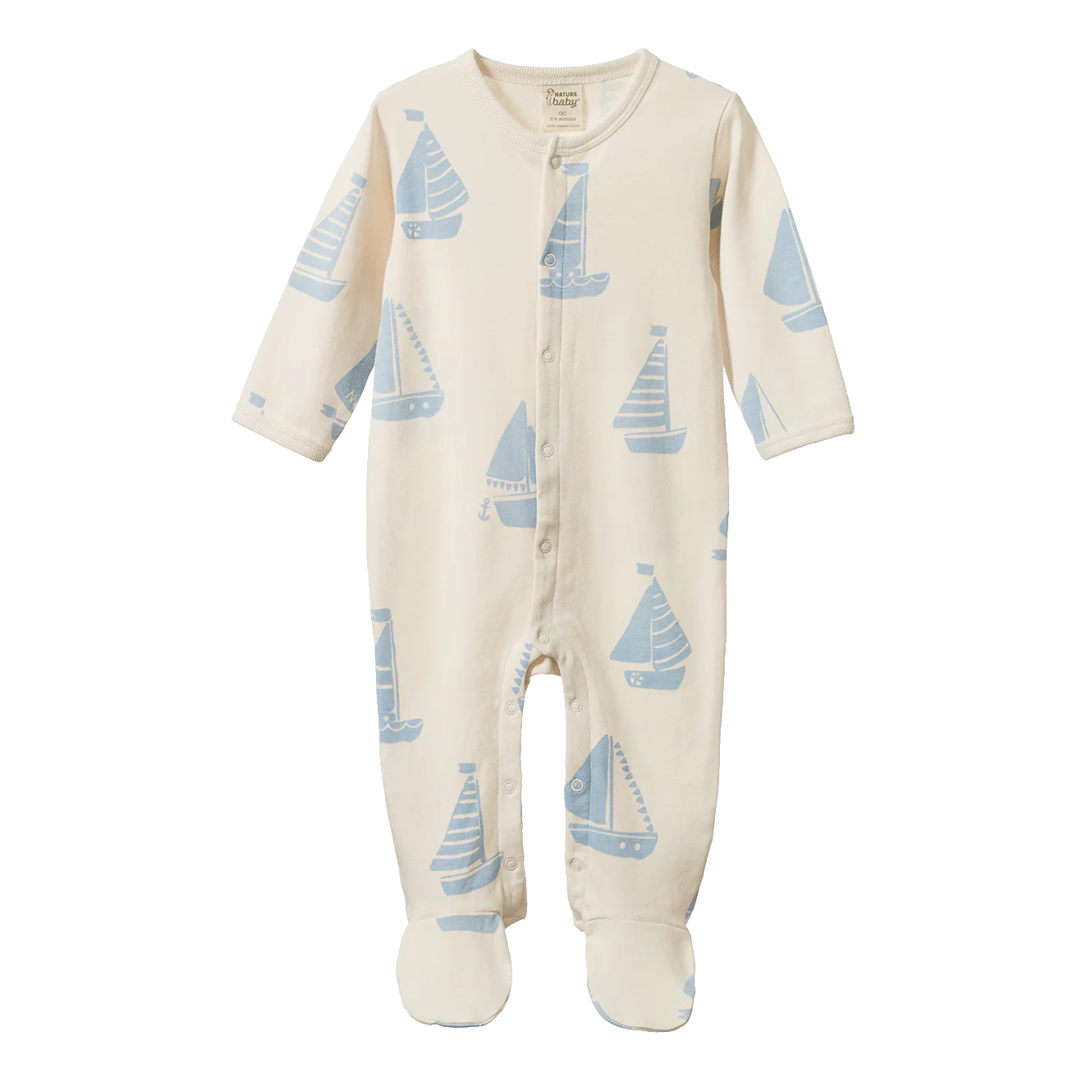 Stretch & Grow - Regatta Blue Print
