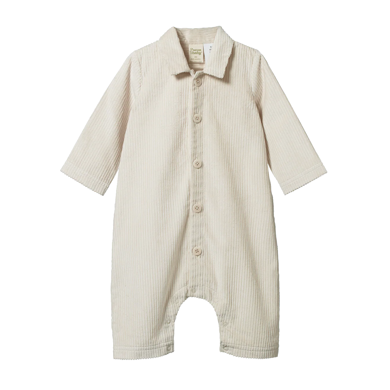 Walter Romper Cord - Ecru
