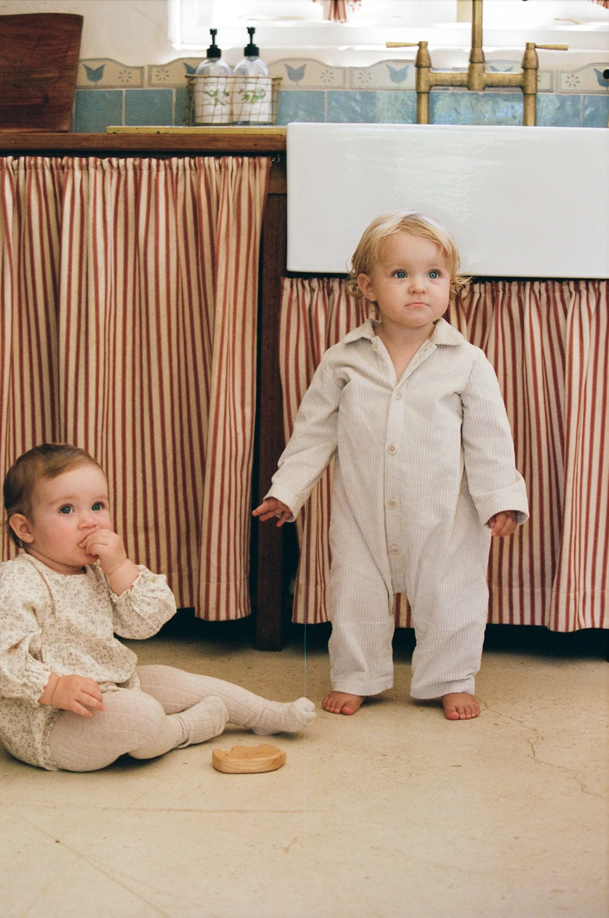 Walter Romper Cord - Ecru - Image 3