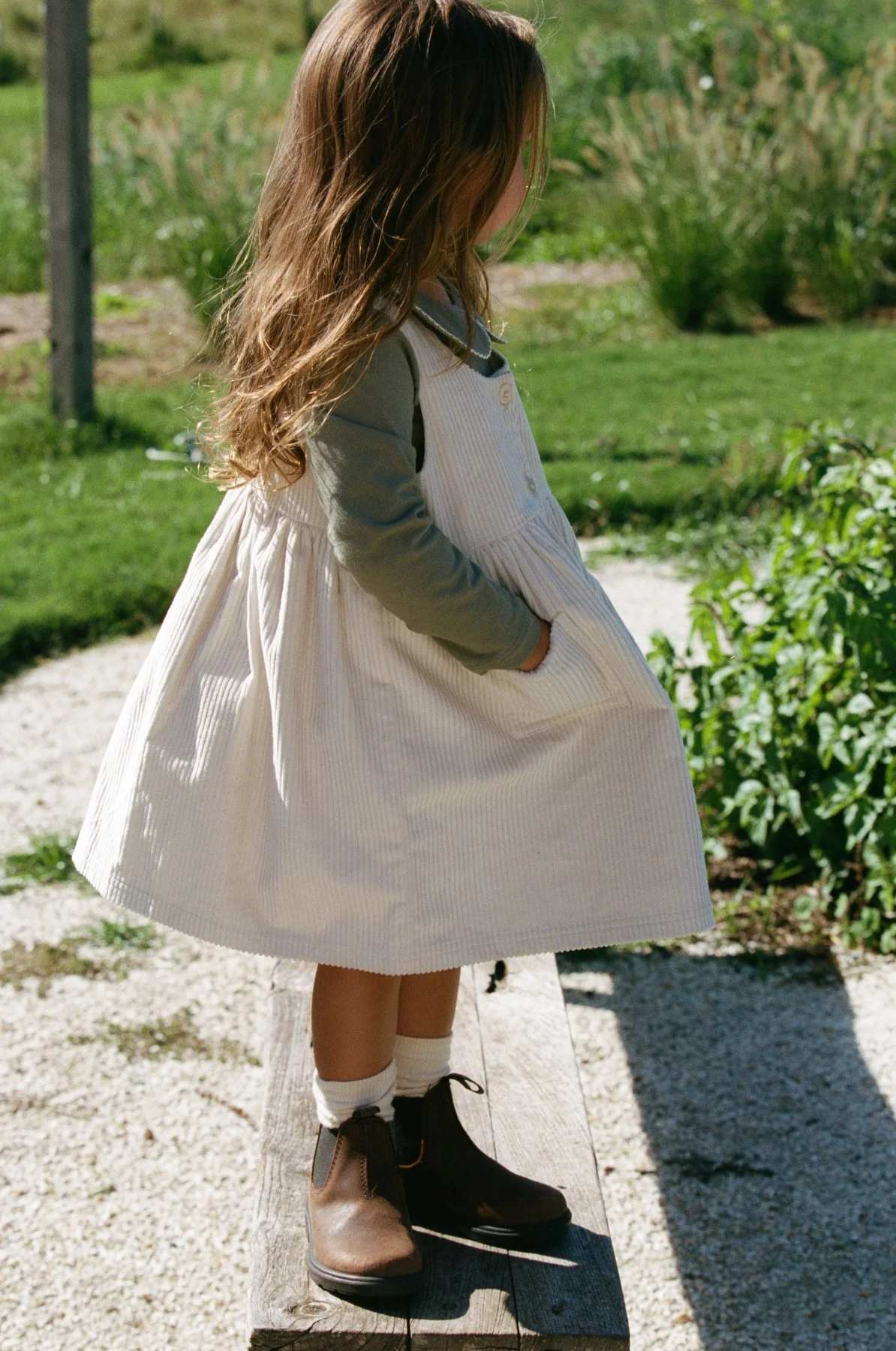Willa Pinafore - Ecru - Image 6