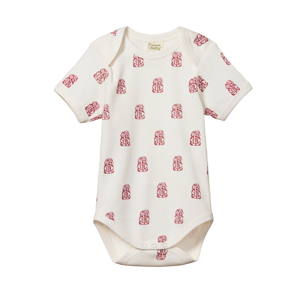 Nature Baby Short Sleeve Bodysuit - Tiki Print