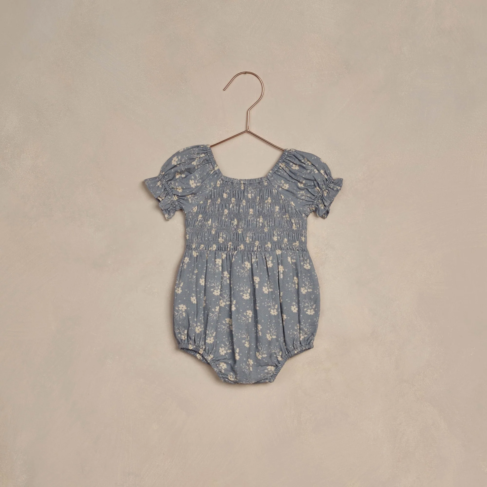 Nora Lee Cosette Romper - Blue Ditsy