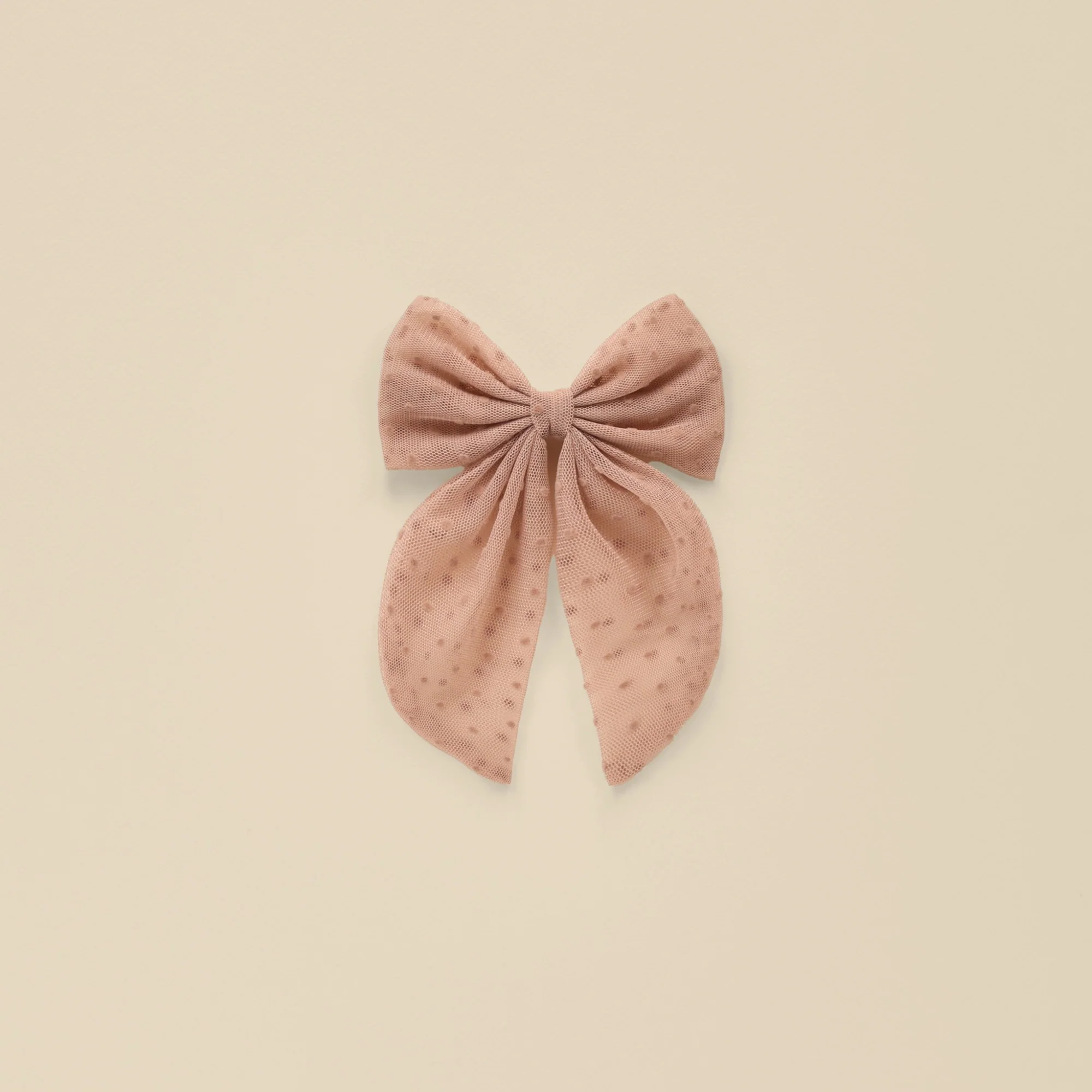 Nora Lee Oversized Bow - Dusty Rose