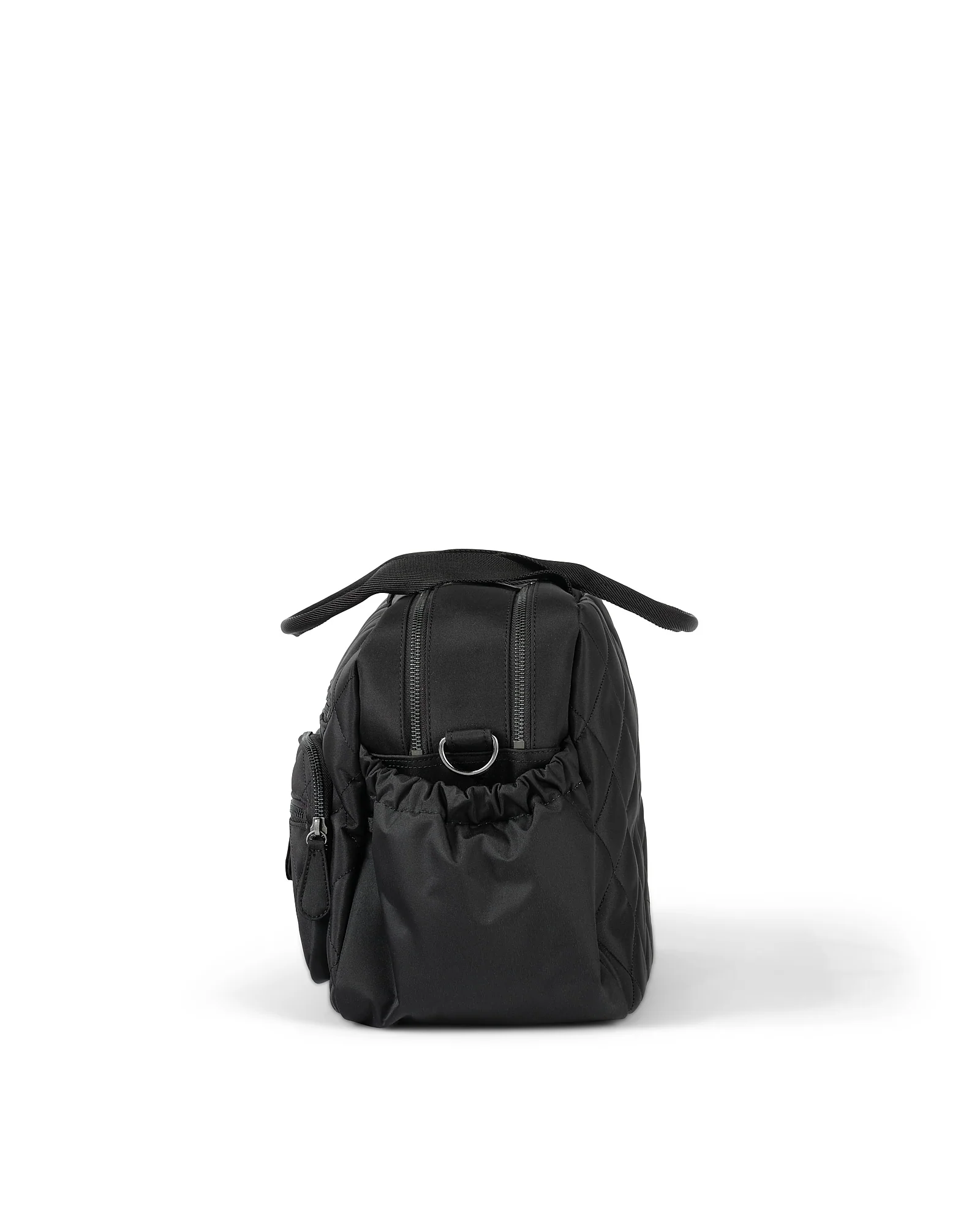 Carry All Nappy Bag - Black Diamond Quilt - Image 3
