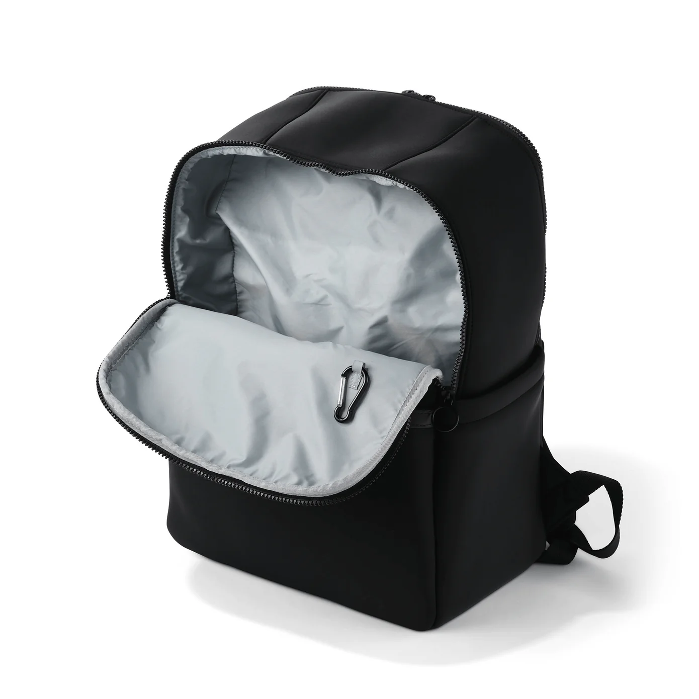 Nappy Backpack Multitasker - Black Neoprene - Image 5