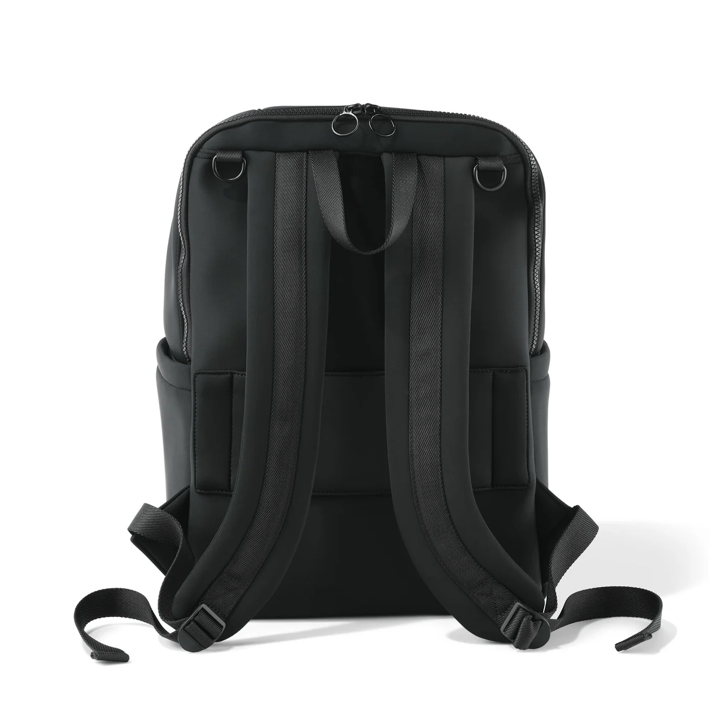 Nappy Backpack Multitasker - Black Neoprene - Image 9