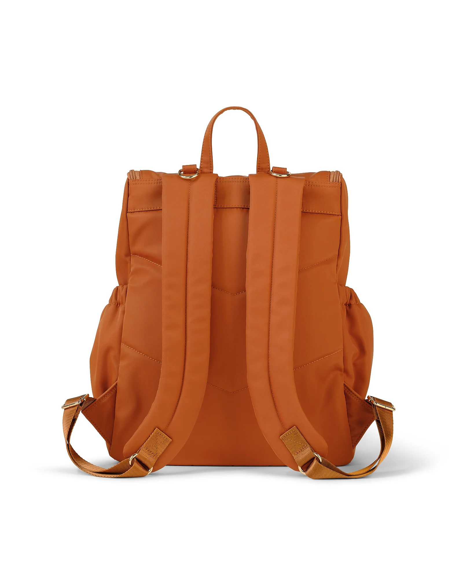 Nappy Backpack - Nylon Ochre/Gold - Image 11