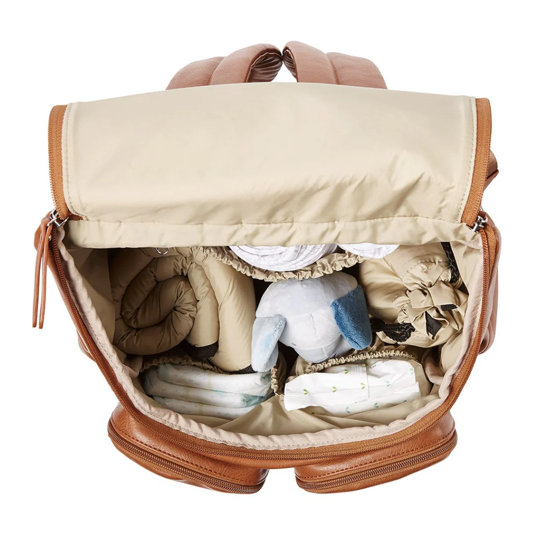 Nappy Backpack - Tan - Image 16
