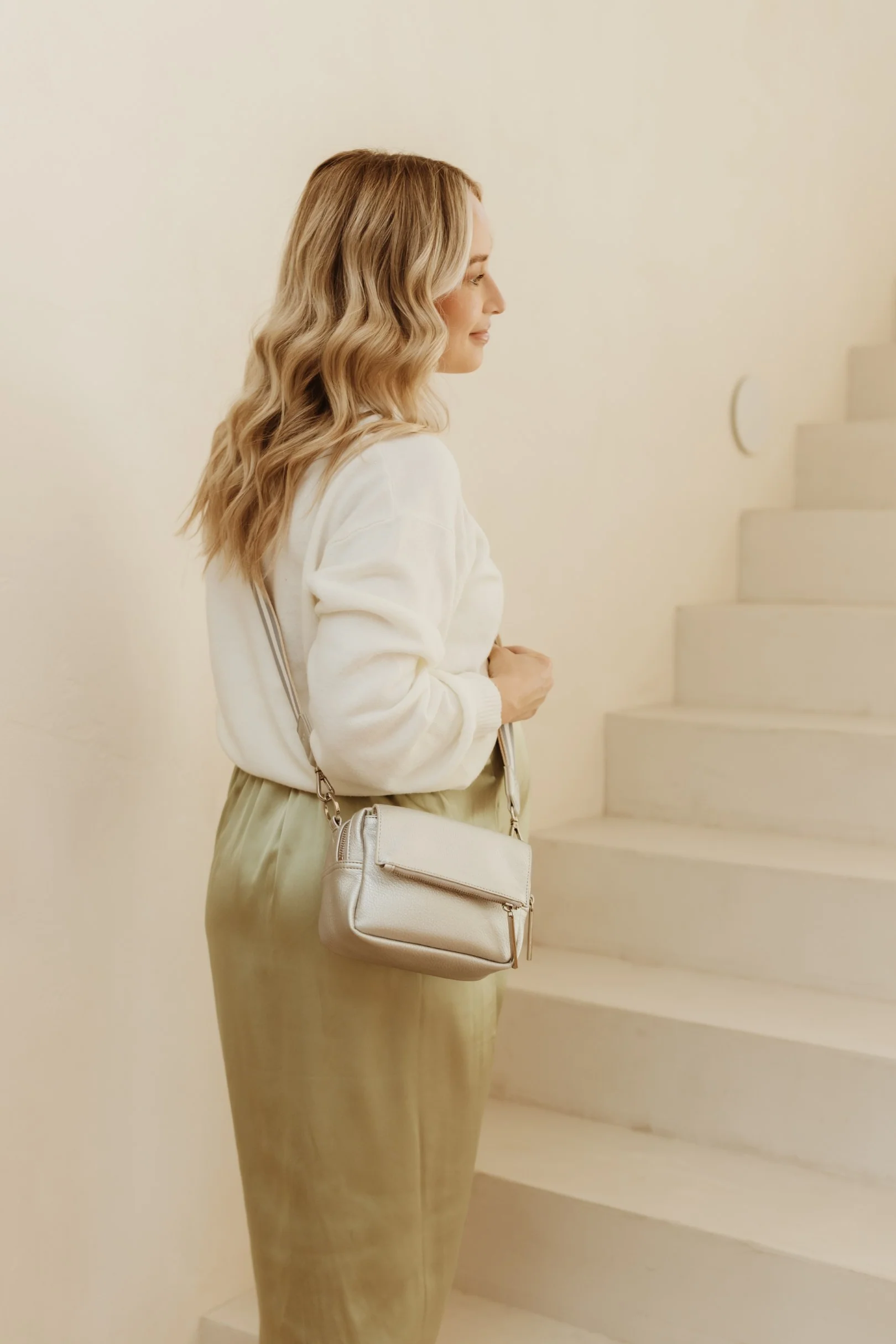 Playground Cross-Body Bag -Silver Dimple - Image 5