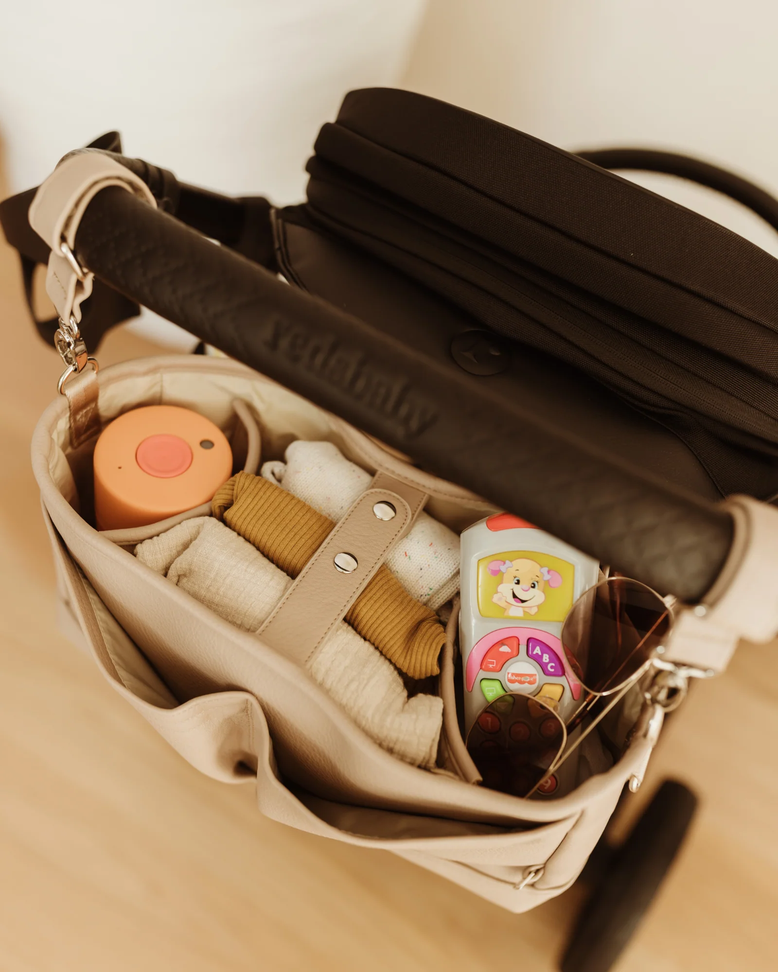 Stroller Organiser - Oat Dimple - Image 7