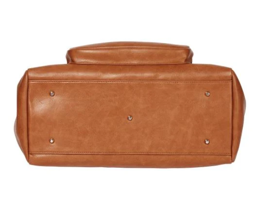 Tote Triple Compartment Nappy Bag - Tan - Image 5