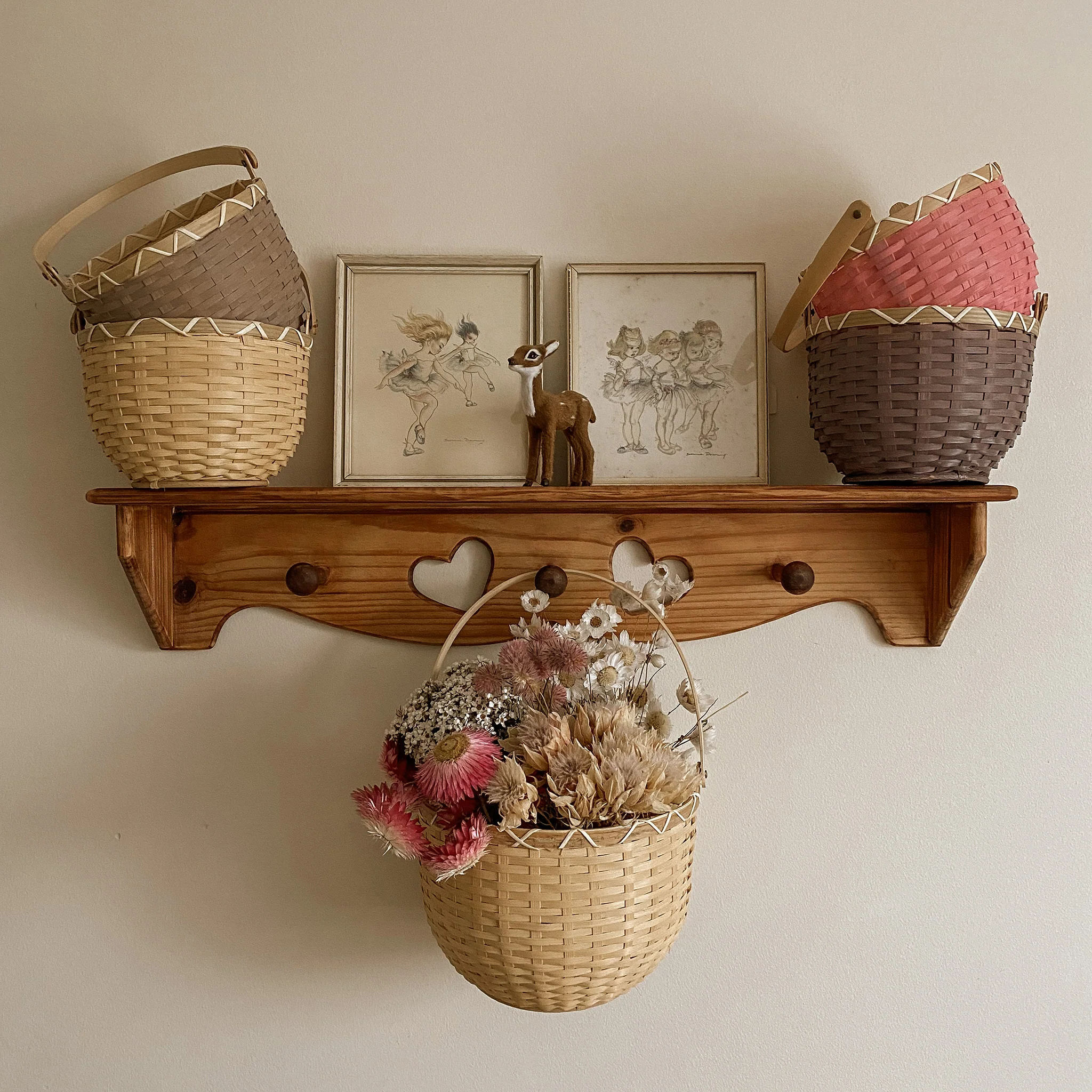 Blossom Basket Small - Nude - Image 4