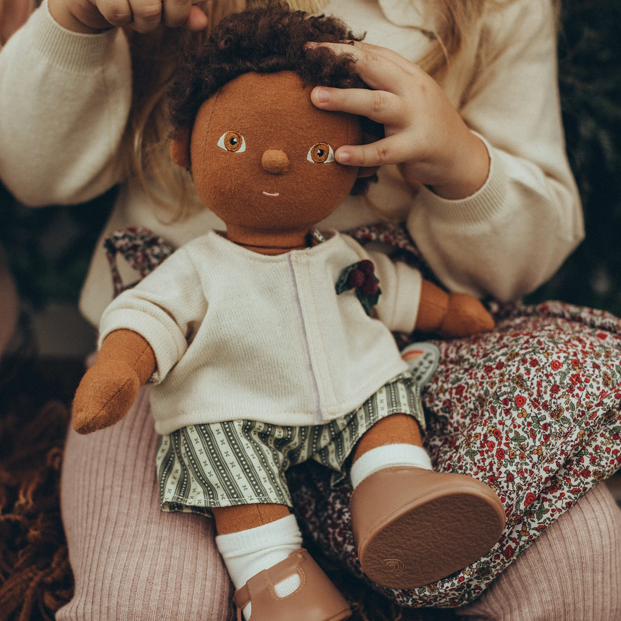 Dinkum Doll Cardigan and Romper Set - Holiday - Image 5