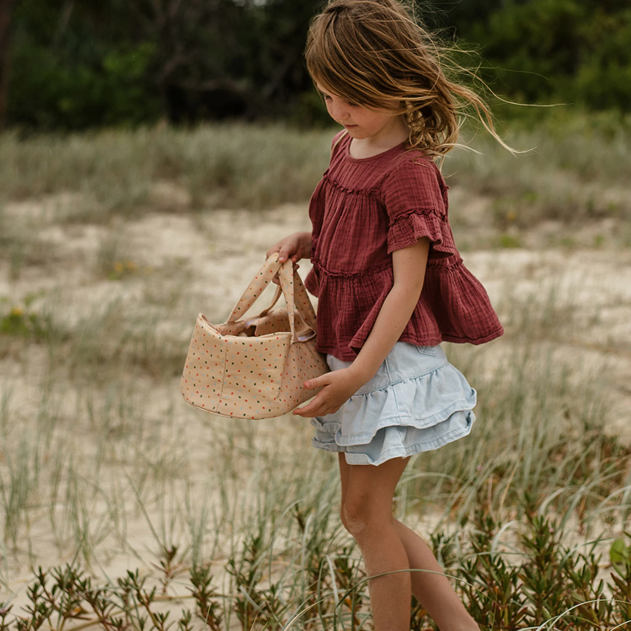 Dinkum Doll Carry Cot - Gumdrop - Image 4