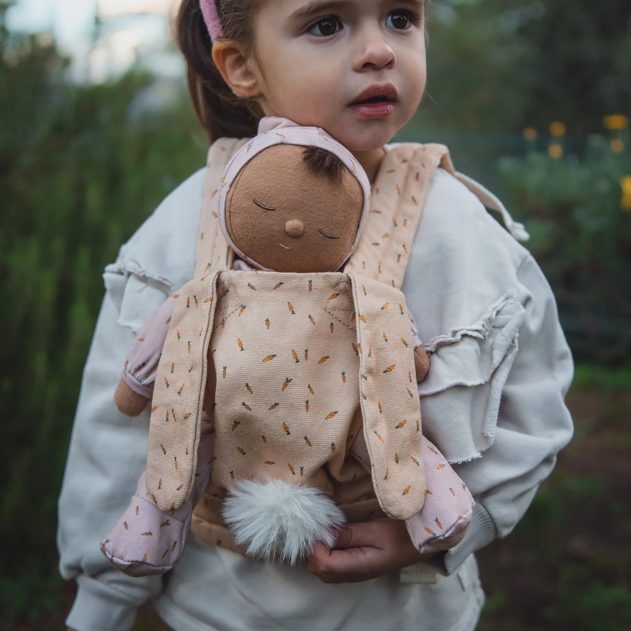 Dinkum Doll Cottontail Carrier - Hopscotch - Image 2